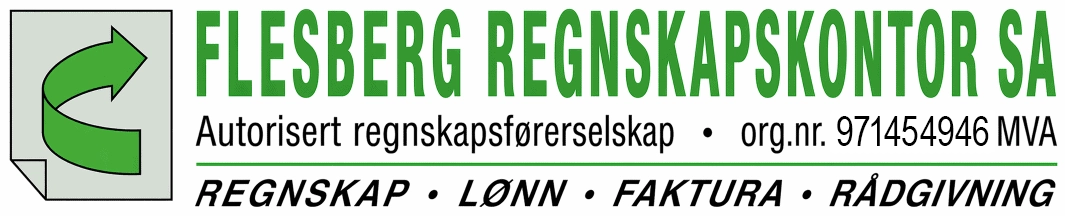 Logo av Flesberg Regnskapskontor SA